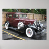 Klassieke auto poster (Voorkant)