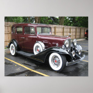Klassieke auto poster