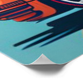  klassieke auto poster (Hoek)