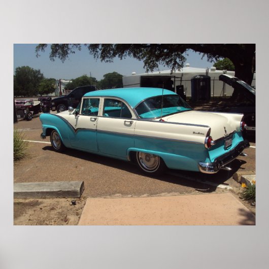 Klassieke auto poster (Voorkant)