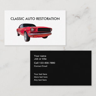 Klassieke Auto Restauratie Visitekaartje