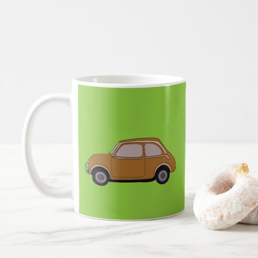 Klassieke Auto Retro Koffiemok (Met donut)