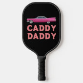 KLASSIEKE AUTO ROZE CADDY PADDY Pickleball Paddle (Voorkant)