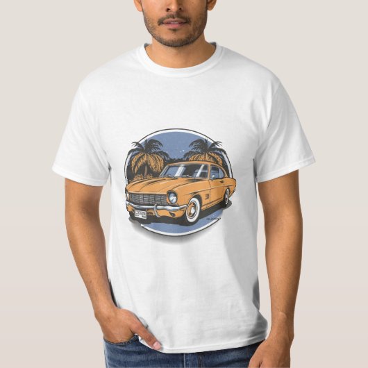 klassieke auto ' s t-shirt (Voorkant)