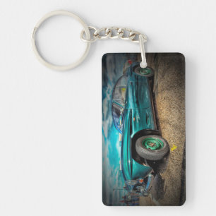 Klassieke auto sleutelhanger