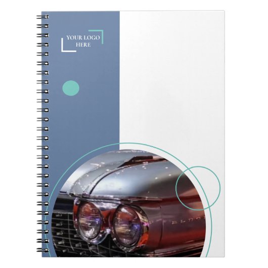 Klassieke Auto Spiraal Notebook Notitieboek (Voorkant)