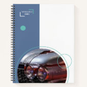 Klassieke Auto Spiraal Notebook Notitieboek (Voorkant)
