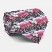 Klassieke auto stropdas (Opgerold)