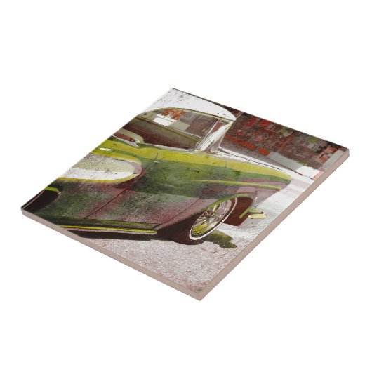 Klassieke auto tegeltje (Zijkant)