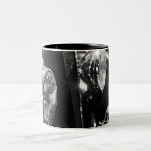  klassieke auto tweekleurige koffiemok