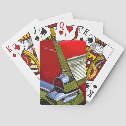 KLASSIEKE AUTO UIT DE JAREN VIJFTIG POKERKAARTEN (Achterkant)