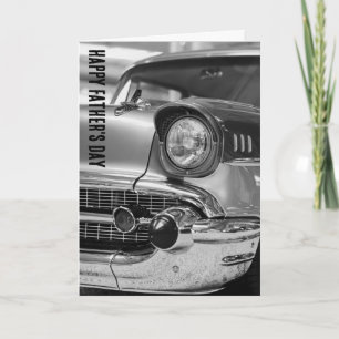 KLASSIEKE AUTO UIT DE JAREN VIJFTIG VADERDAG KAART