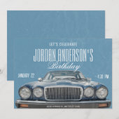 Klassieke auto uitnodiging (Voorkant / Achterkant)