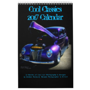 Klassieke auto van 2017 kalender