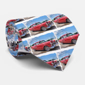 Klassieke auto van 50 stropdas (Opgerold)