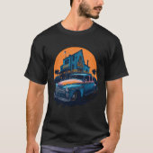 Klassieke auto  vegasmuziek 10 t-shirt (Voorkant)