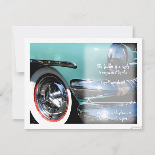 klassieke auto vi rsvp (Voorkant)