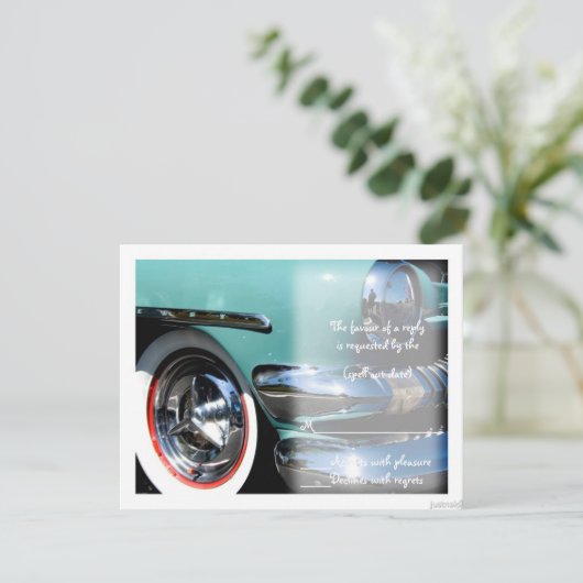 klassieke auto vi rsvp (Staand voorkant)