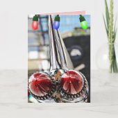 KLASSIEKE AUTO VIN CADDY KERSTKAARTEN KAART (Voorkant)