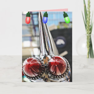 KLASSIEKE AUTO VINNEN CADDY KERSTKAARTEN KAART