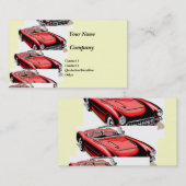 Klassieke auto visitekaartje (Voorkant / Achterkant)