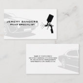 Klassieke auto | Visitekaartje voor automatische v (Voorkant / Achterkant)