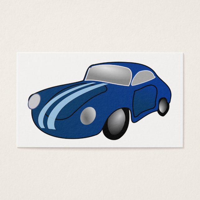 Klassieke auto visitekaartjes (Voorkant)