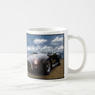 Klassieke auto voor een klassieke vader koffiemok