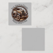 Klassieke auto voor Vaderdag Notitiekaartje (Voorkant / Achterkant)