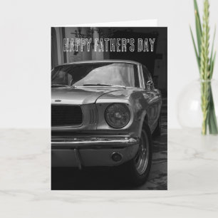 KLASSIEKE AUTO ZEVENTIGER JAREN VADERDAG KAART