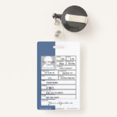 Klassieke autobadge badge (Achterkant met intrekbare)