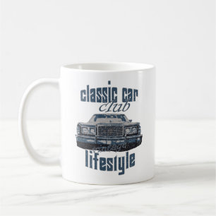 klassieke autoclub  cadeau voor oude autoliefhebbe koffiemok