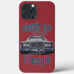 klassieke autoclub retro muscle car liefhebber Case-Mate iPhone case
