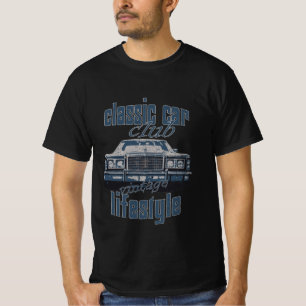klassieke autoclub vintage oude auto liefhebber ca t-shirt