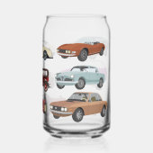 klassieke autocollectie blikvorm glas (Achterkant)