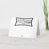 Klassieke autodag kaart (Achterkant)