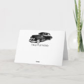 Klassieke autodag kaart (Achterkant)