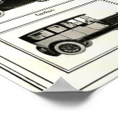 Klassieke autokaart,  collectie poster (Hoek)