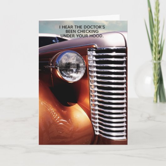 Klassieke autokeuring onder Hood krijgt wel een ka Kaart (Voorkant)