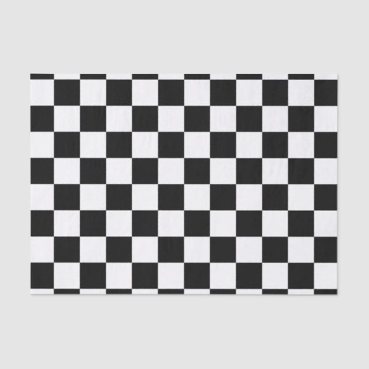 Klassieke automatische Racing Betaalde Vlag Gecont Tissuepapier (Voorkant)