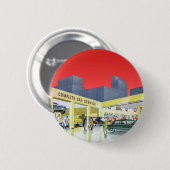 Klassieke automonteurs Complete autogarage Ronde Button 5,7 Cm (Voorkant /achterkant)