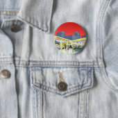 Klassieke automonteurs Complete autogarage Ronde Button 5,7 Cm (In situ)