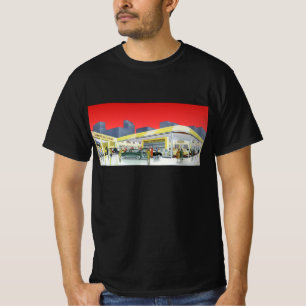 Klassieke automonteurs Complete autogarage T-shirt
