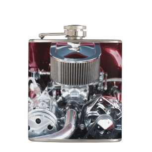 Klassieke automotor heupfles