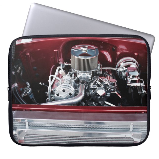 Klassieke automotor laptop sleeve (Voorkant)