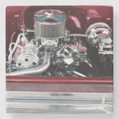 Klassieke automotor stenen onderzetter (Voorkant)
