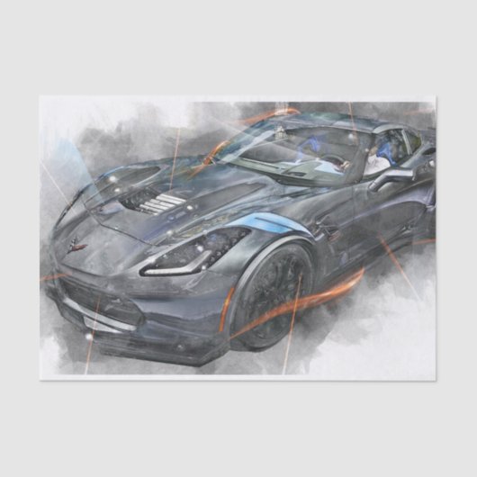 Klassieke autoontkoppeling tissuepapier (Voorkant)