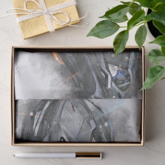 Klassieke autoontkoppeling tissuepapier (Geschenk)