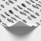 Klassieke auto's afbeelding voor verpakkingspapier cadeaupapier (Hoek)