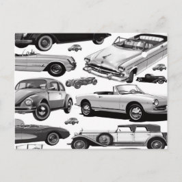 Klassieke Auto's Ansichtkaart Briefkaart